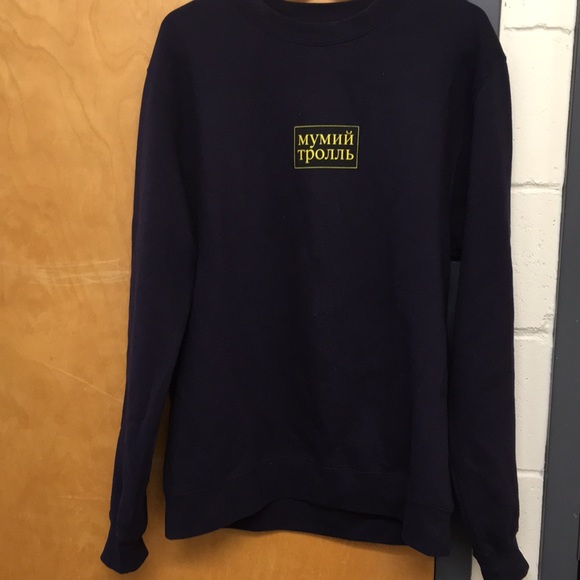 Gosha Rubchinskiy X Mumiy Troll Crew neck Sweater - Picture 1 of 2